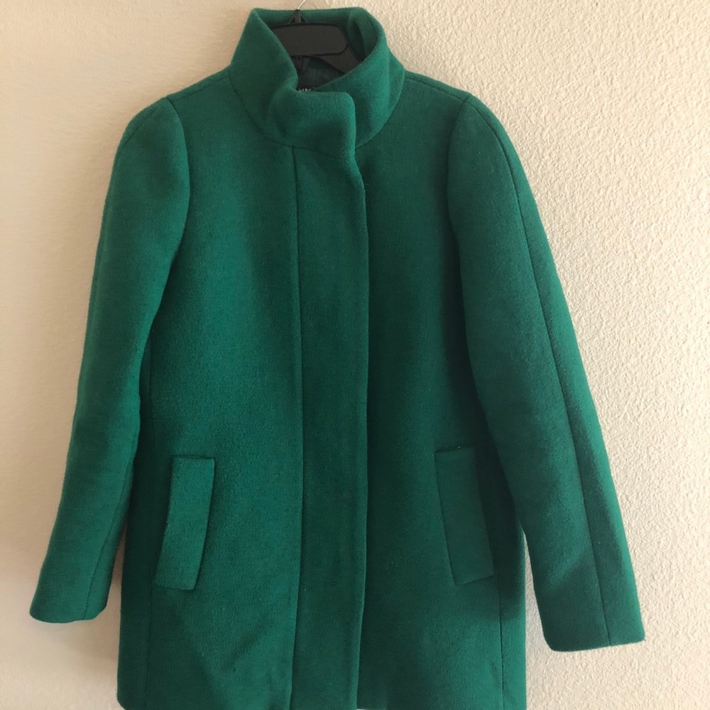 J Crew Emerald Green Coat